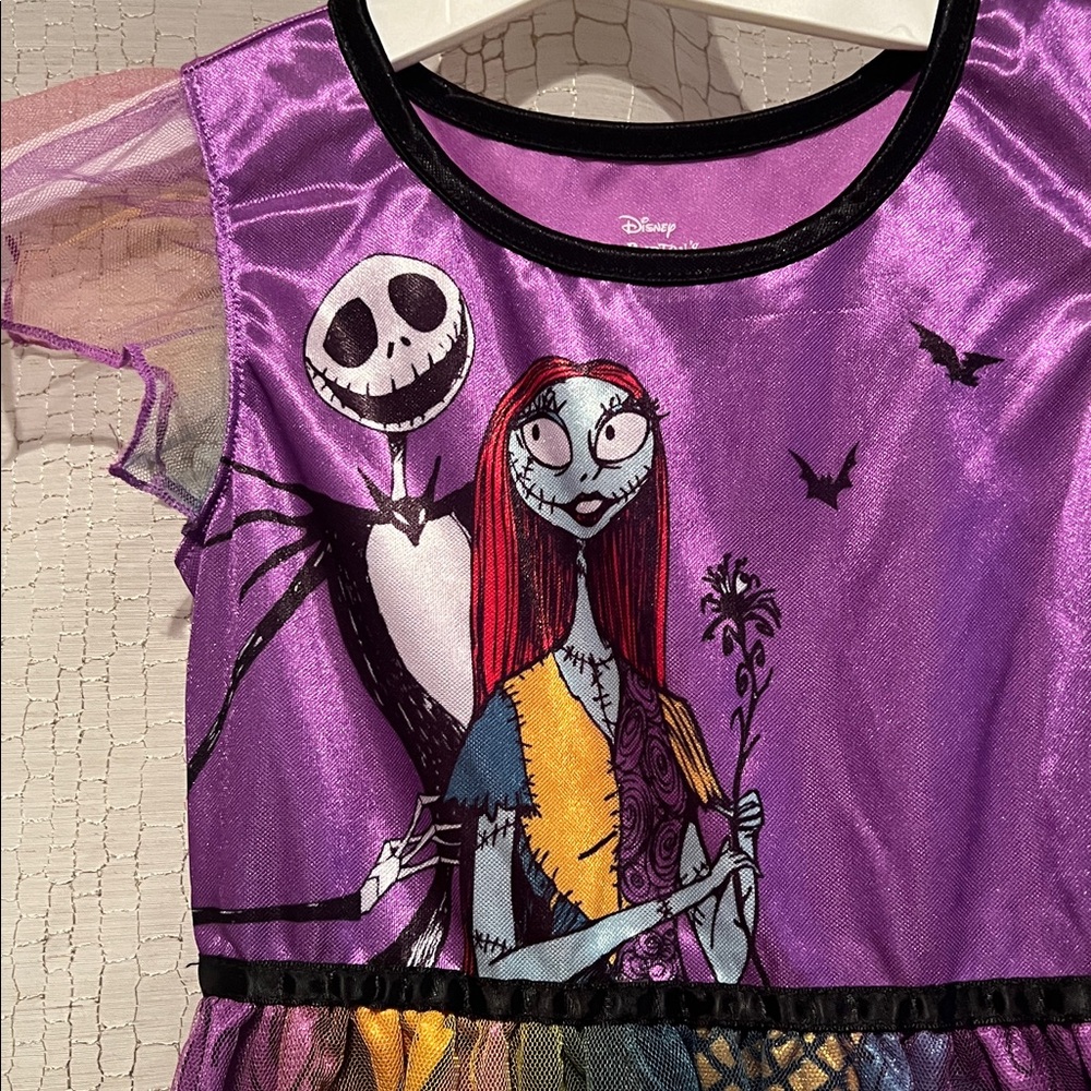 Purple Nightmare Before Christmas nightgown.  6/6x New - Picture 2 of 3